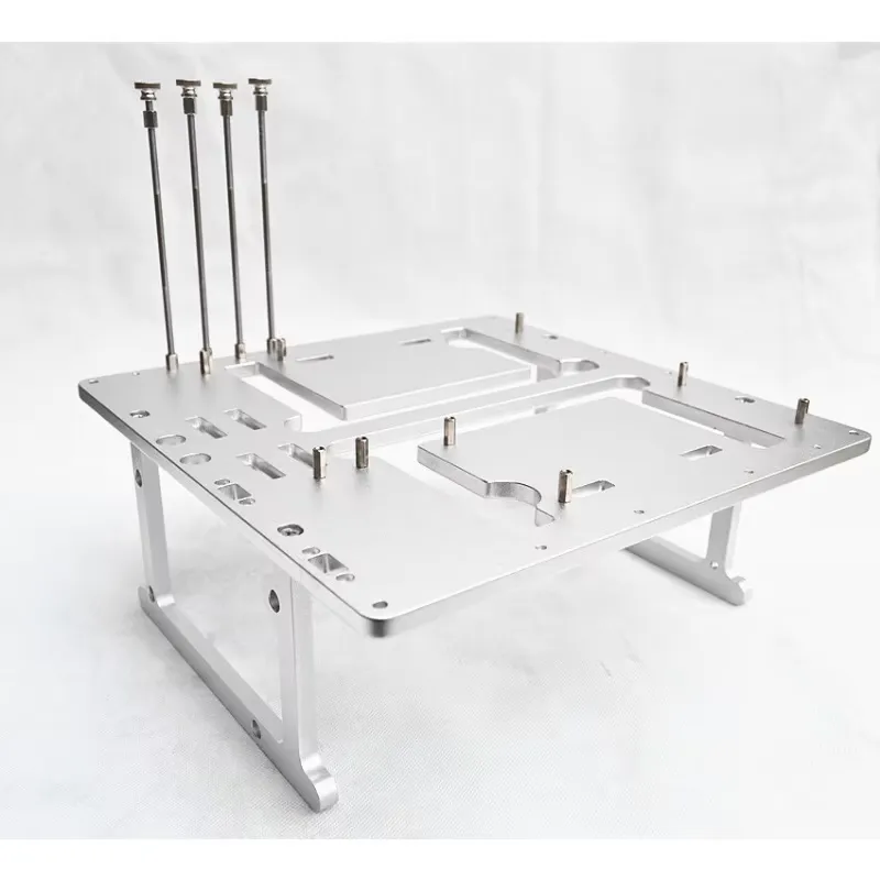 Aluminum Open Frame Test Bench Water Cooling - untuk Casing Perangkat Keras PC Pendingin