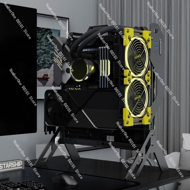 Casing PC Aluminium Rangka Ter - Aluminum Open Frame Test Bench Water Cooling ulasan dan harga