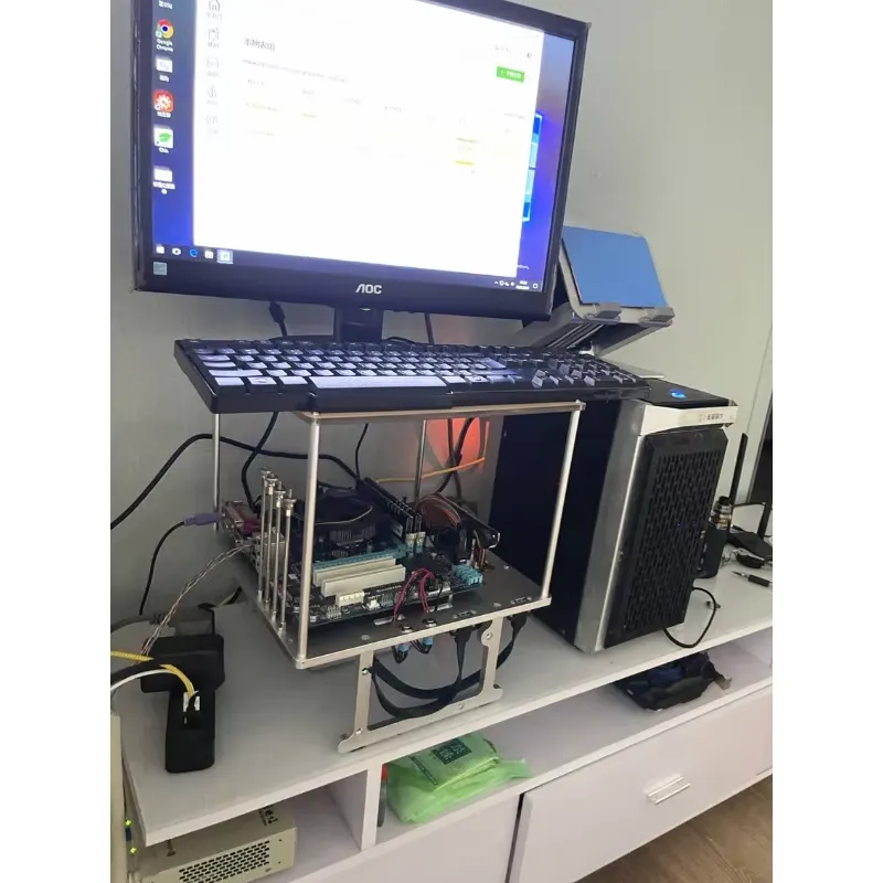 untuk Casing Perangkat Keras P - Aluminum Open Frame Test Bench Water Cooling ulasan dan harga