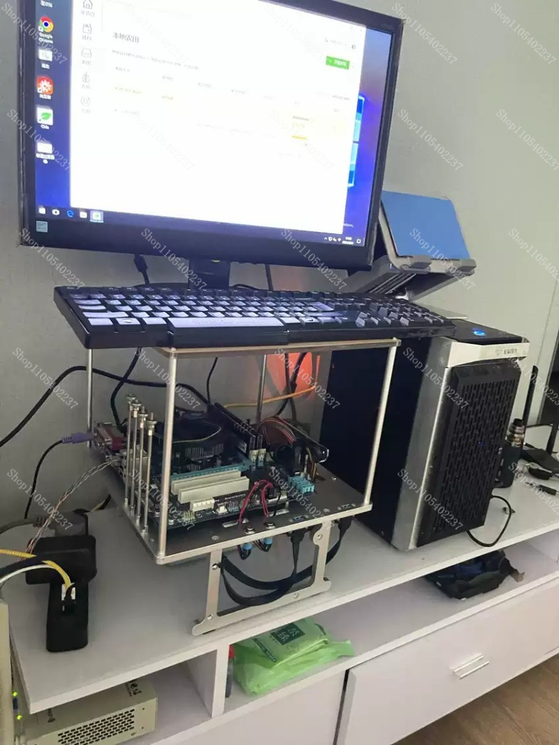 Meja Uji PC dengan Rangka Terb - Aluminum Open Frame Test Bench Water Cooling ulasan dan harga