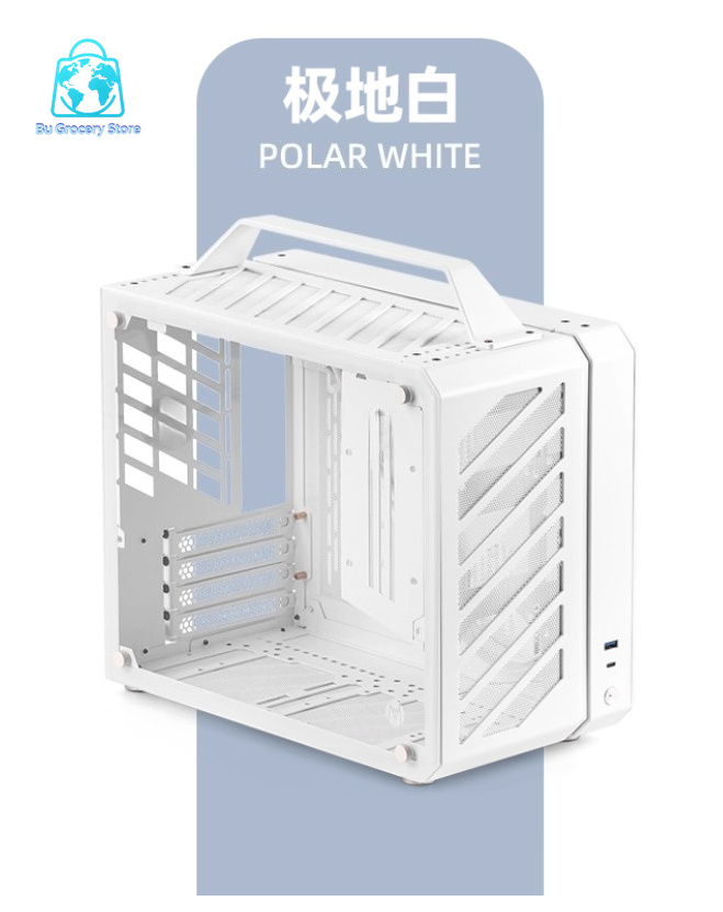 Casing PC Full Tower Portabel  - Mechanic Master C28 Matx Portable Pc Case ulasan dan harga